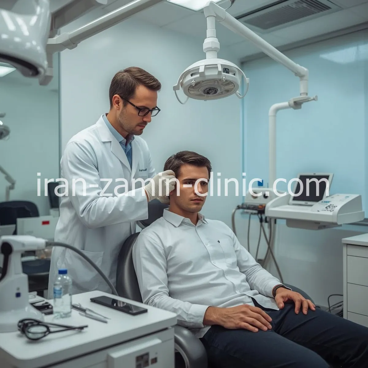 کلینیک ایران زمین خدمات کاشت مو با ماندگاری بالا در تهران منطقه جردن